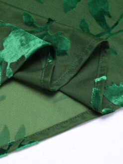 Green 1930s Floral Vintage Dress -Women's Fashion Sales 001 6 d3705413 5abe 4a74 9ff3 57e926ccf4f2