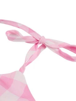 [Plus Size] Pink 1950s Plaid Strap Dress -Women's Fashion Sales 06 53e4e5c4 bad1 468e 8fd0 40b786a03569