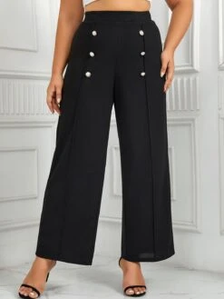 [Plus Size] 1930s High Waisted Double Breasted Suit Pants -Women's Fashion Sales 07 6cd28d44 a518 4212 8d66 34c4965c8168