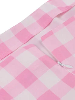 [Plus Size] Pink 1950s Plaid Strap Dress -Women's Fashion Sales 11 4bfa7dd9 59c6 4037 b329 995bb0279a66