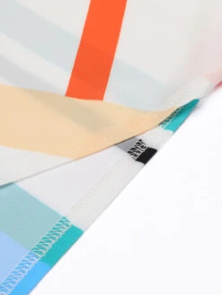 Bohemian Kimono Stripe Lace-Up Cover Up -Women's Fashion Sales 1J2A1078