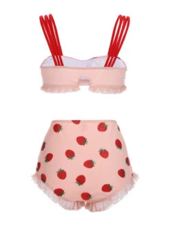 [Plus Size] 1950s Lace Strawberry Cami Tankini Set -Women's Fashion Sales 1J2A7899 17c206b0 3ff9 4474 9ddc b6d75b8f95cc