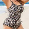 [Pre-Sale] [Plus Size] 1950s Strap Leopard One-Piece Swimsuit -Women's Fashion Sales 1 a343ba03 d55a 48b3 83f4 f4c9fae3ccad
