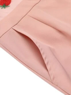 Strawberry Pink 1950s Patchwork Lace Romper -Women's Fashion Sales 2 0e57aae7 37cb 4d42 81df f4c6e3b7ecb2