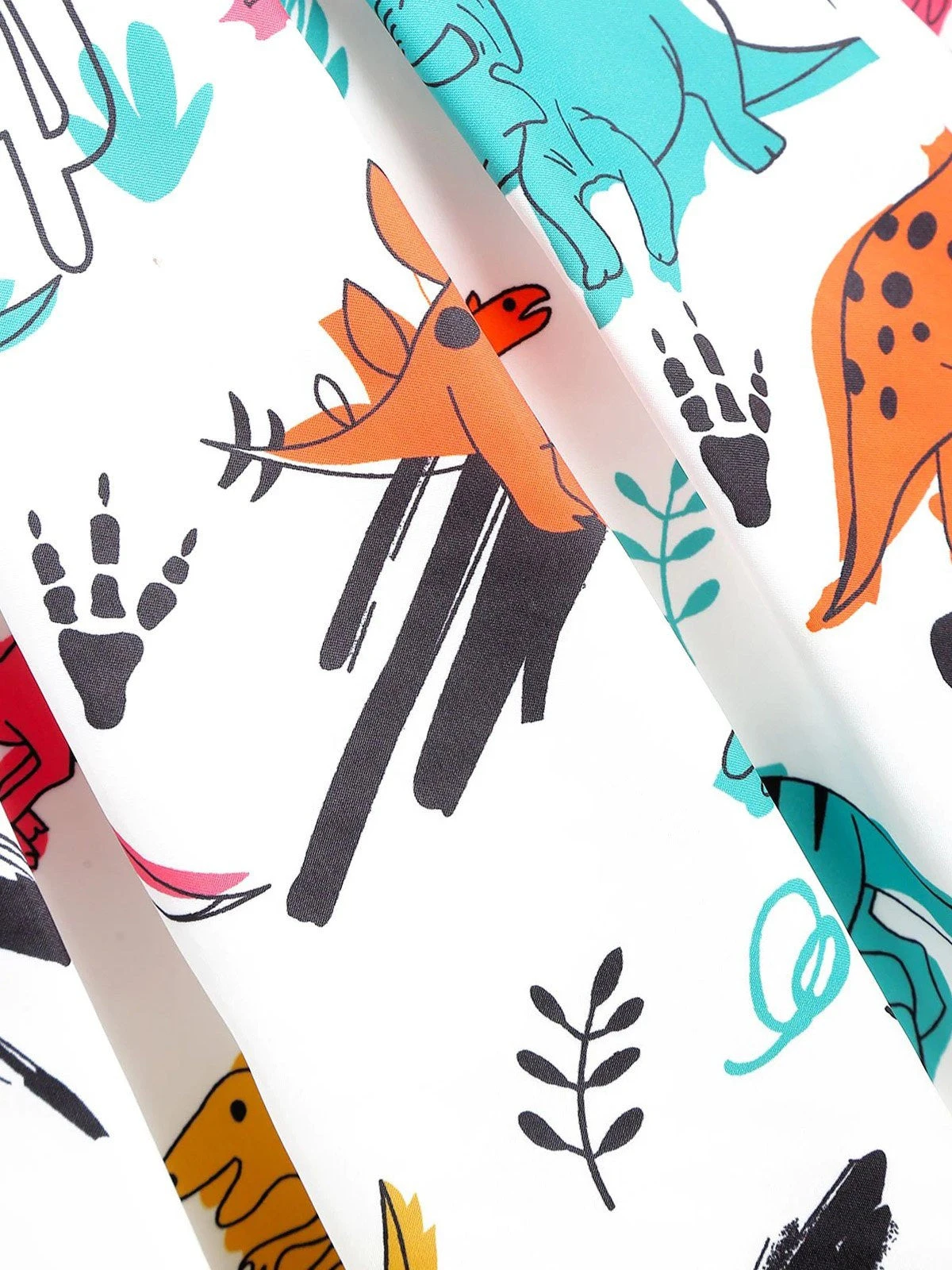 1950s Dinosaur Flare Dress 6 1950s Dinosaur Flare Dress - Image 4