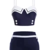 Navy Blue 1950s Spaghetti Buttons Swimsuit -Women's Fashion Sales 4 41bc753b 316c 4306 a3c8 6651a7b4d6dc 1