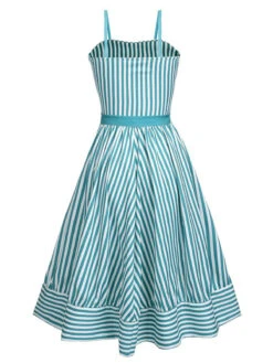 Turquoise 1950s Stripes Romper & Skirt -Women's Fashion Sales 4 80b1d6e9 a9ef 41d7 9f23 d990a1d66f41