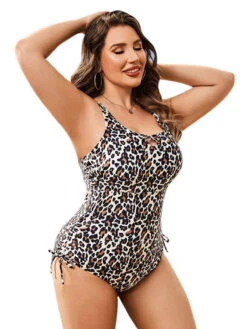 [Pre-Sale] [Plus Size] 1950s Strap Leopard One-Piece Swimsuit -Women's Fashion Sales 4 f0e4b1ca a8a8 4f23 9f1f 43b76392a0dd