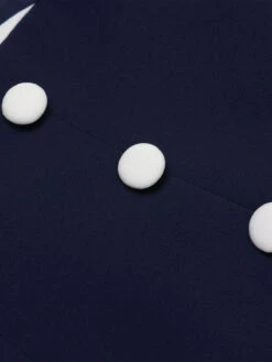 Navy Blue 1950s Patchwork Off-shoulder Striped Romper -Women's Fashion Sales 4 f8b0f434 0ab3 4912 b930 d01c67b54e76