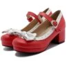 Retro Bow Non-slip High Heel Shoes -Women's Fashion Sales 5 b76a3bf7 ec27 4eef 9f96 c3d25de6949c