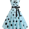 1950s Bow Polka Dot Swing Dress 2 1950s Bow Polka Dot Swing Dress -Women's Fashion Sales 6a0f48436f03bf48e8c7f28f9f150b4c