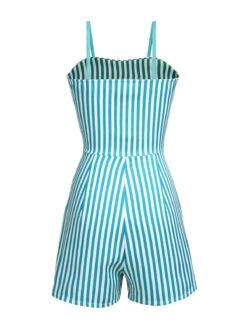 Turquoise 1950s Stripes Romper & Skirt -Women's Fashion Sales 7 7aa8e123 4cd5 42e5 b76e 7949cd536935