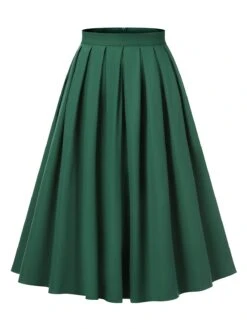 Green 1950s Solid Pleated Skirts 12 Green 1950s Solid Pleated Skirts -Women's Fashion Sales D69A7211 2d59023f bdc6 4764 a1ef fdeccf743c7c