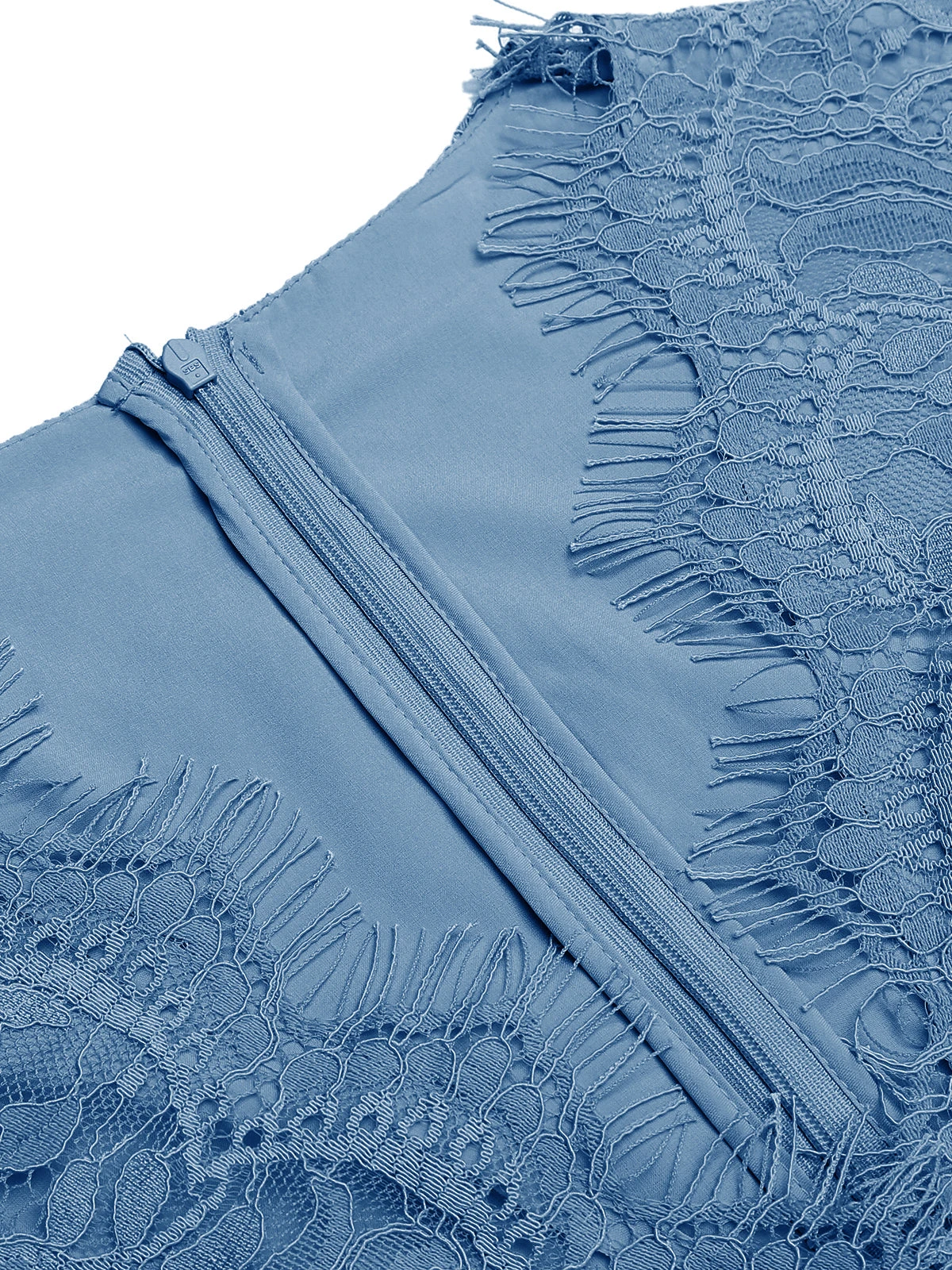 1960s Lace Button Solid Pencil Dress 4 1960s Lace Button Solid Pencil Dress - Image 2