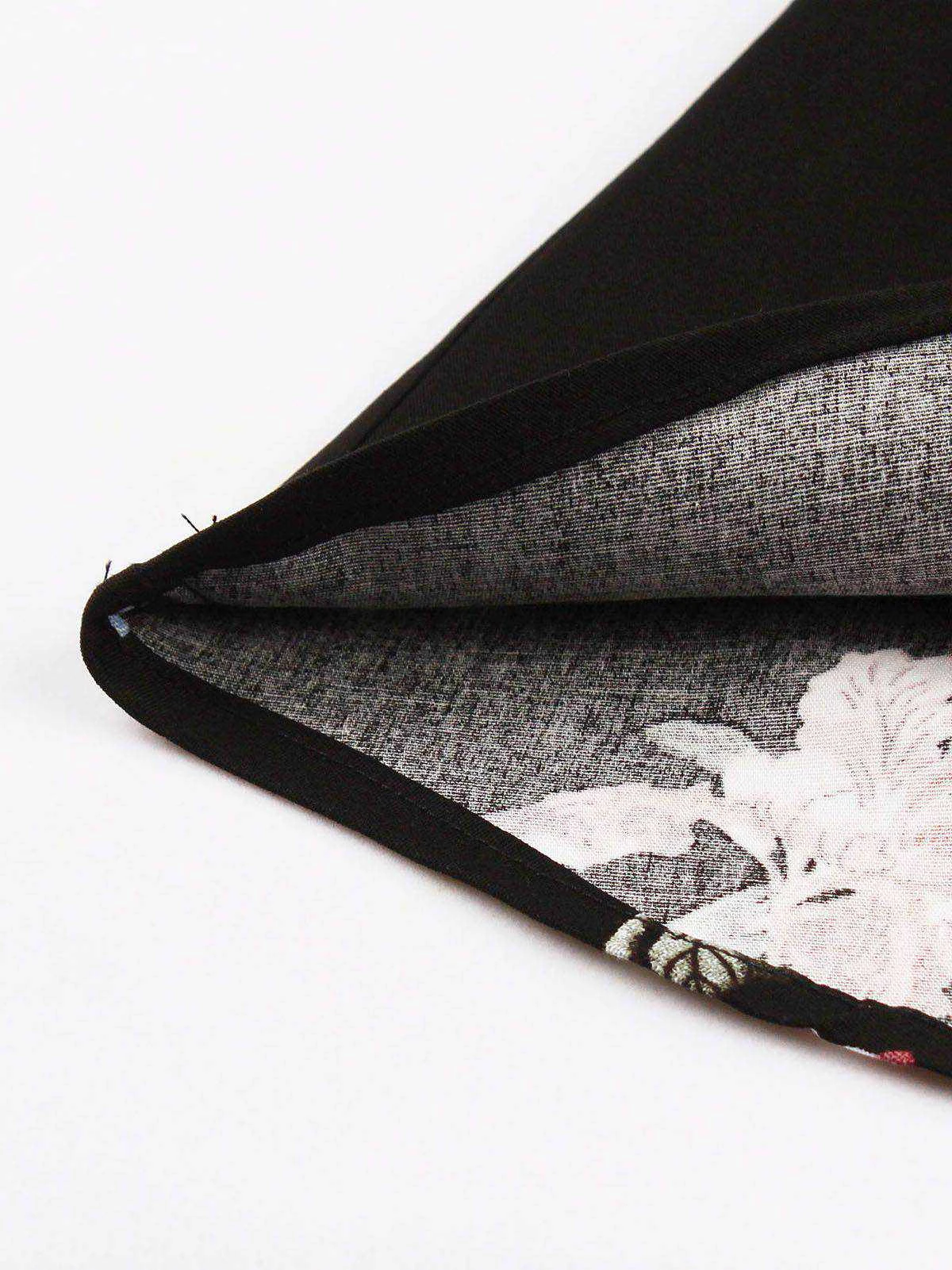 1950s Floral Patchwork Swing Dress 14 1950s Floral Patchwork Swing Dress - Image 12