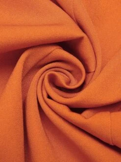 Orange 1960s Button A-Line Suspender Skirt -Women's Fashion Sales SCH000588 6