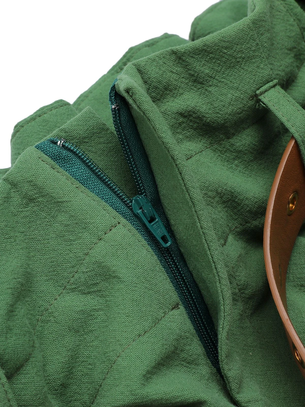 Dark Green 1960s Solid Vintage Shorts 8 Dark Green 1960s Solid Vintage Shorts - Image 6