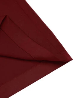 Red 1950s Burgundy Button Wide Leg Pants -Women's Fashion Sales SCH001019 5