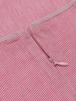 Pink 1960s Halter Stripes Belted Bodycon Dress -Women's Fashion Sales SCH001111 6 compressed