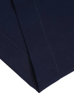 Dark Blue 1950s Solid Button Straight Pants -Women's Fashion Sales SCHL000022 5