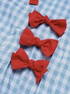 Light Blue 1950s Plaid Camisole Romper -Women's Fashion Sales SCHL000831 5 compressed