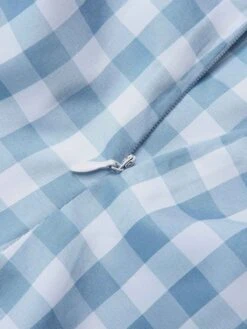 Light Blue 1950s Plaid Camisole Romper -Women's Fashion Sales SCHL000831 7 compressed