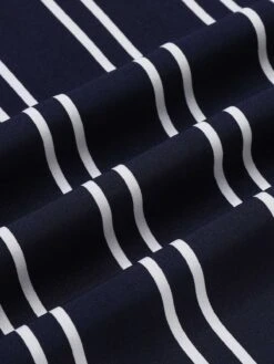 Navy Blue 1940s Stripes Wide-Leg Pants -Women's Fashion Sales SCHL002341 6 compressed