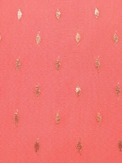 Coral Pink 1950s V-Neck Sequin Dress -Women's Fashion Sales SCHL002377 4