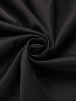 Black 1950s Solid Elastic Waist Pleated Skirt -Women's Fashion Sales SCHL002413 5 compressed