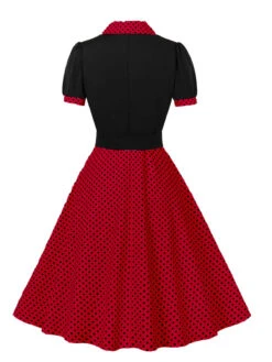 [Plus Size] 1950s Color Block Polka Dots Lapel Dress -Women's Fashion Sales SCHL002503 R 2 8d33eedc 45e5 42eb af7c 6506d11056c2