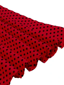 [Plus Size] 1950s Color Block Polka Dots Lapel Dress -Women's Fashion Sales SCHL002503 R 3 179380be 1272 4d58 8133 b78ce8bf12d5