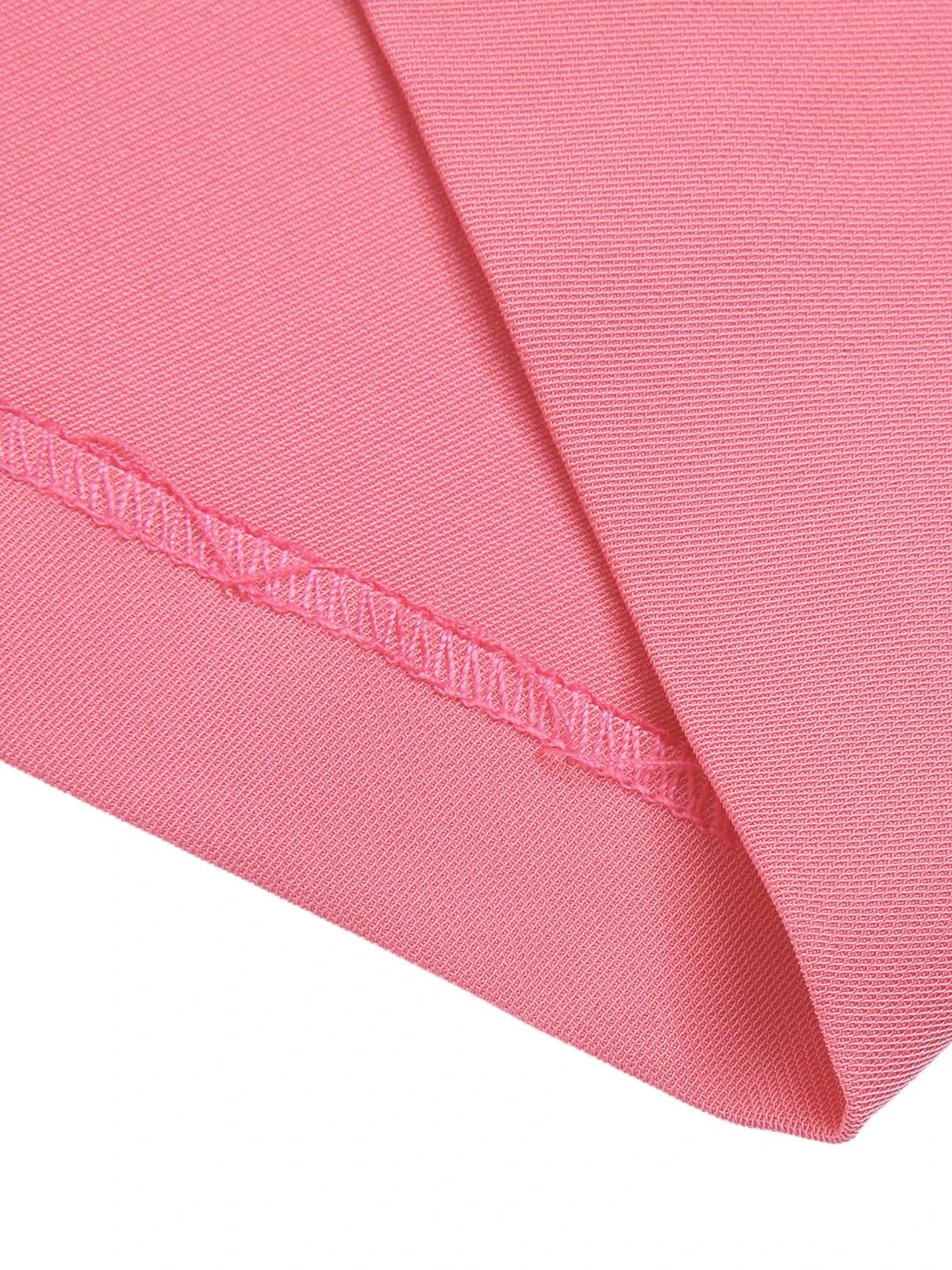 Black & Pink 1960s Buttoned Patchwork Slit Skirt 8 Black & Pink 1960s Buttoned Patchwork Slit Skirt - Image 6