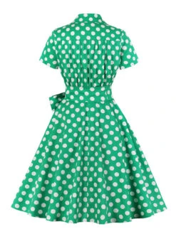 [Plus Size] 1950s Polka Dots Waist Tie Lapel Dress -Women's Fashion Sales SCHL003341 G 2 e6bd6692 4bf2 497b a11b ed6314fa7f55
