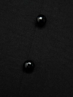 [Plus Size] Black 1930s Mesh Lantern Sleeve Belted Jumpsuit -Women's Fashion Sales SCHL003357 B 1 6 compressed