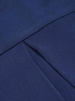 Dark Blue 1950s Solid High-Waist Pleated Skirt 14 Dark Blue 1950s Solid High-Waist Pleated Skirt -Women's Fashion Sales SCHL003376 5