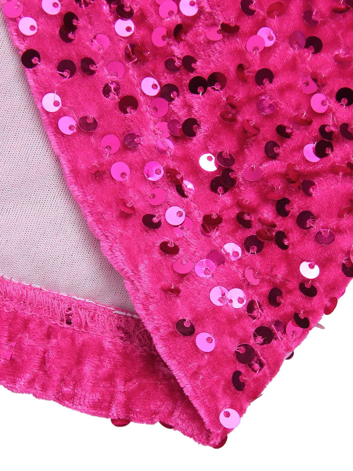 Pink 1960s Halter Sequined Wrap Dress 9 Pink 1960s Halter Sequined Wrap Dress - Image 7