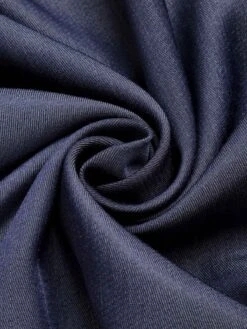 Blue 1940s Solid Shirt Collar Belt Dress -Women's Fashion Sales SCHL003552 6