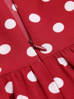 [Pre-Sale] [Plus Size] Red 1950s Polka Dot Halter Dress -Women's Fashion Sales SCHL003568 6 d4ba44d9 6cb9 4a77 bc3a a47bb321bcc1