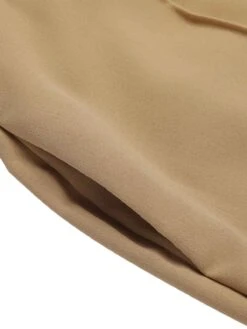 Khaki 1940s High Waist Wide Leg Pants -Women's Fashion Sales SCHL003604 5