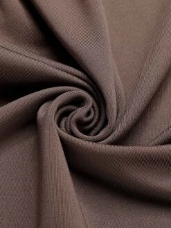 Dark Khaki 1950s Solid Flared Pants -Women's Fashion Sales SCHL003605 6