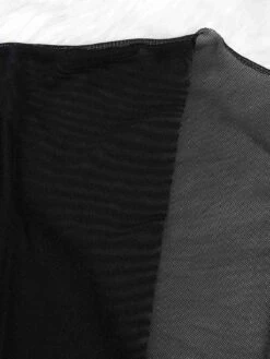 [Plus Size] Black 1960s Solid Dolman Sleeve Loose Cover Up -Women's Fashion Sales SCHL003676 1 4