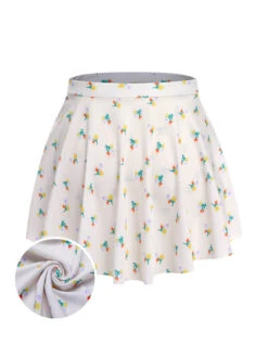 2PCS Beige 1950s Floral One-Piece Swimsuit & Skirt 28 2PCS Beige 1950s Floral One-Piece Swimsuit & Skirt -Women's Fashion Sales SCHL003772 BE 01 1