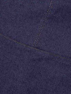 Blue 1960s Solid Square Neck Cowboy Dress 14 Blue 1960s Solid Square Neck Cowboy Dress -Women's Fashion Sales SCHL003852 BL 01 6