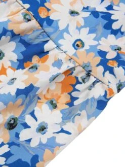 [Pre-Sale] 1960s Oil Painting Daisy Shoulder Tie Dress -Women's Fashion Sales SCHL003862 MC 01 6