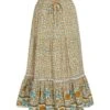 Multicolor 1940s Floral Bohemia Skirt -Women's Fashion Sales SCHL003891 MC 1 1 compressed