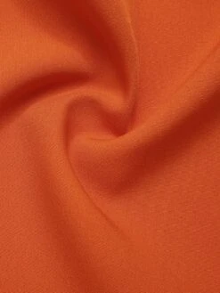 [Pre-Sale] Orange Red 1960s Button Solid Belted Skirt -Women's Fashion Sales SCHL004002 5 compressed