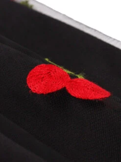 Vintage 1950s Mesh Red Cherry Skirt -Women's Fashion Sales SCHL004194 B 1