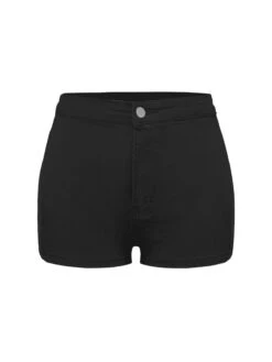 1960s Solid Colored Denim Shorts -Women's Fashion Sales SCHL004225 13