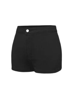 1960s Solid Colored Denim Shorts -Women's Fashion Sales SCHL004225 14