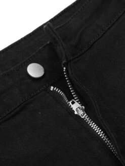 1960s Solid Colored Denim Shorts -Women's Fashion Sales SCHL004225 16